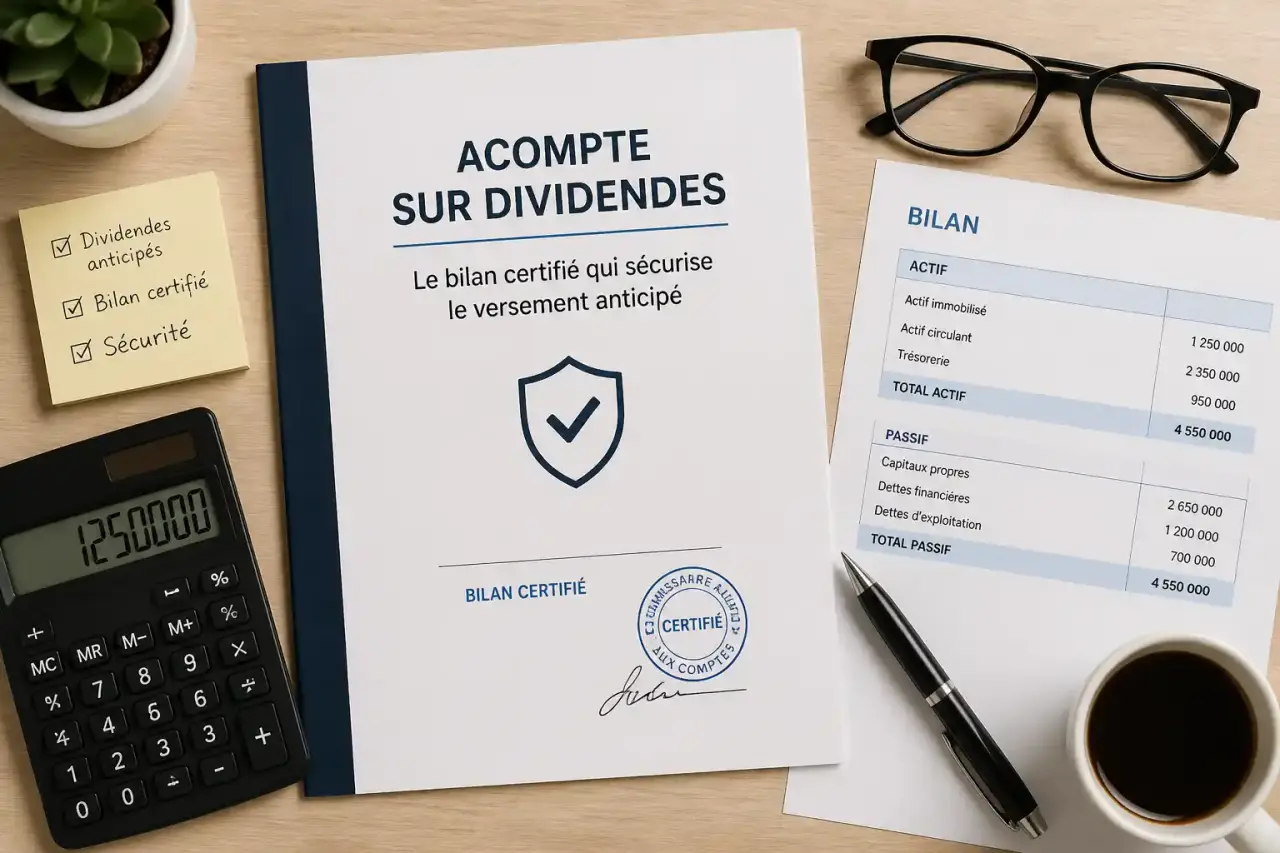 Acompte sur dividendes : le bilan certifié qui sécurise le versement anticipé