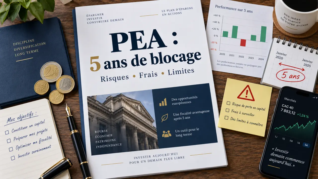 PEE : 5 ans de blocage, quels risques, quels frais et quelles limites ?