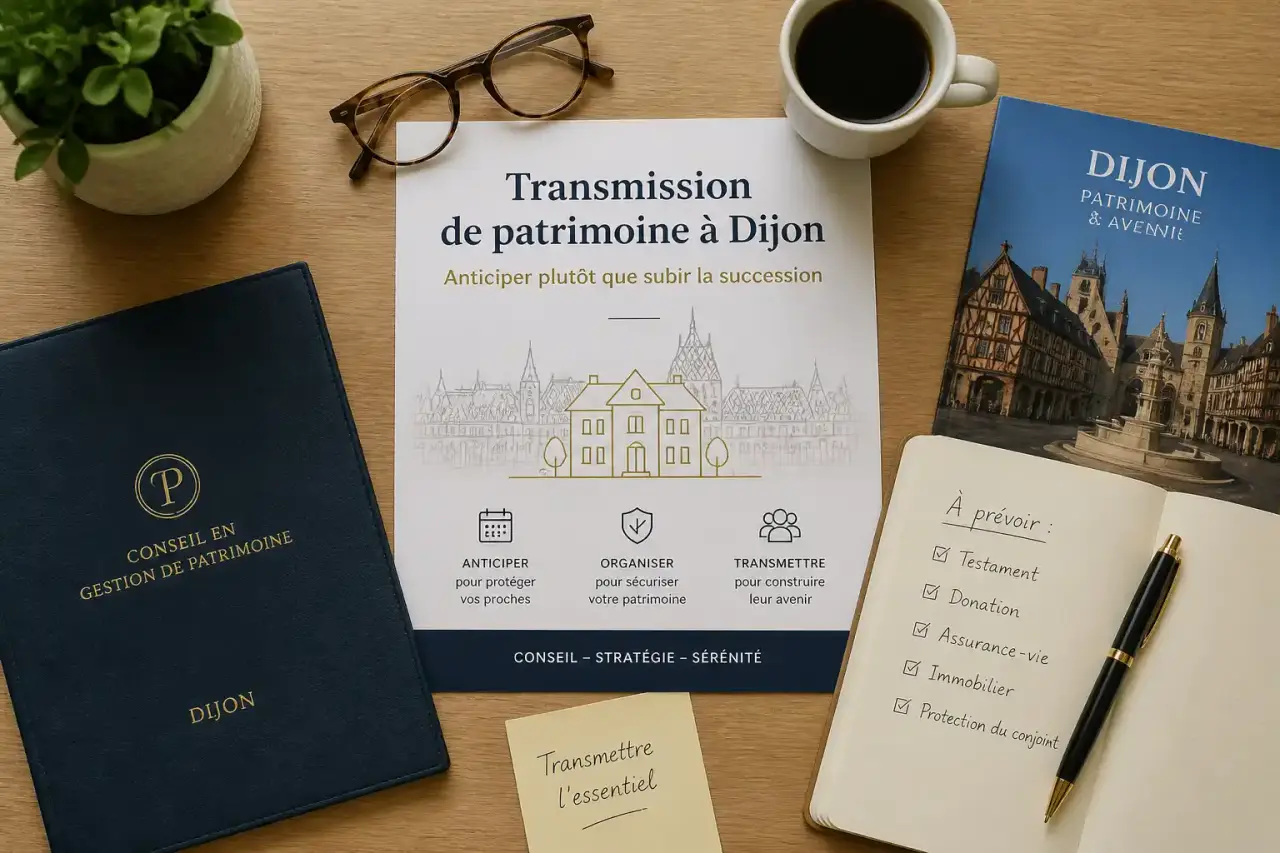 Transmission de patrimoine à Dijon : anticiper plutôt que subir la succession